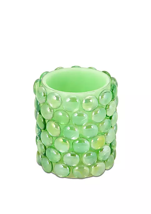 Best deal 👏 Melrose 4" Green Beaded LED Lighted Battery Operated Flameless Pillar Candle - Amber Flicker Flame 🛒 1 Best deal 👏 Melrose 4" Green Beaded LED Lighted Battery Operated Flameless Pillar Candle - Amber Flicker Flame 🛒