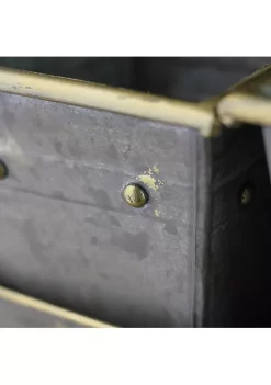 Cheapest 🔥 Melrose Set of 3 Decorative Gray Square Pots with Gold Colored Accents in a Tray 15.5" ⭐ 8 Cheapest 🔥 Melrose Set of 3 Decorative Gray Square Pots with Gold Colored Accents in a Tray 15.5" ⭐ -Melrose Sales Shop Belk 175