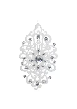 Best reviews of 🔥 Melrose 8.25" White and Silver Contemporary Lace Doily 🎄 Christmas Ornament 🎉