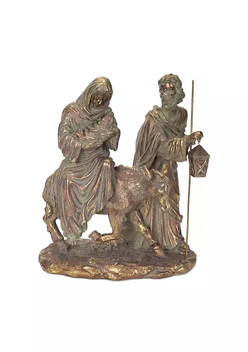 Best Sale 🔔 Melrose 12" Bronze Holy Family Nativity Scene 🔔 Christmas Tabletop Decor ✨ 2 Best Sale 🔔 Melrose 12" Bronze Holy Family Nativity Scene 🔔 Christmas Tabletop Decor ✨ - Image 2