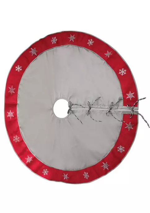 Brand new ๐ฅฐ Melrose 54" Gray and Red Snowflake Border Tie Closure ๐
Christmas Tree ๐ Skirt ๐ 2 Brand new ๐ฅฐ Melrose 54" Gray and Red Snowflake Border Tie Closure ๐
Christmas Tree ๐ Skirt ๐ - Image 2