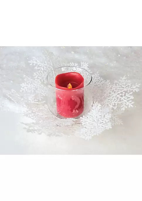 Buy โจ Melrose 14" Clear and White Snowflake ๐
Christmas Pillar Candle Holder ๐งจ 3 Buy โจ Melrose 14" Clear and White Snowflake ๐
Christmas Pillar Candle Holder ๐งจ - Image 3
