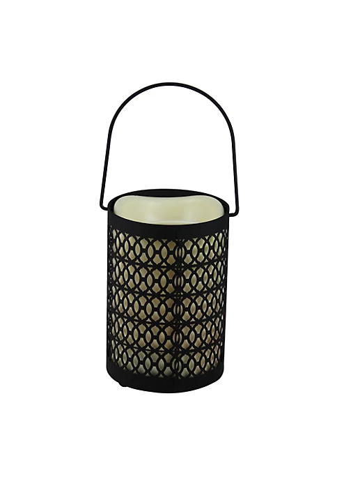 Best Sale 🔔 Melrose 12" Black Opulent Battery Operated Indoor LED Candle Lantern with Timer 😀 4 Best Sale 🔔 Melrose 12" Black Opulent Battery Operated Indoor LED Candle Lantern with Timer 😀 - Image 4