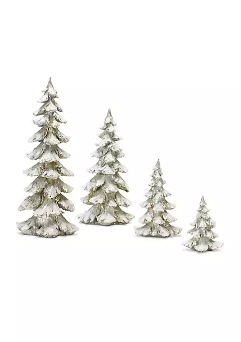 Buy ✔️ Melrose Set of 4 Snowy White 🔔 Christmas Tree Tabletop Decors 18" 👍 1 Buy ✔️ Melrose Set of 4 Snowy White 🔔 Christmas Tree Tabletop Decors 18" 👍