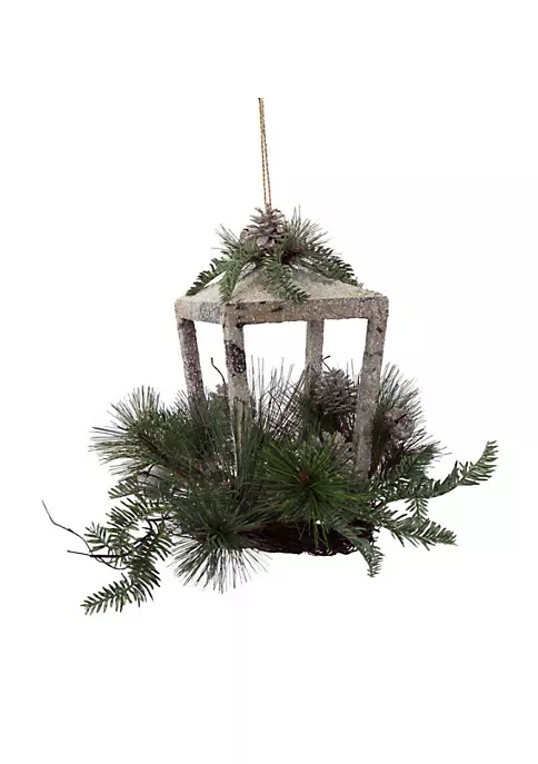 Cheapest 👍 Melrose 20" Brown Rustic Finish Glittered Pine Cones and Jingle Bells 🔔 Christmas Candle Lantern 🔥 2 Cheapest 👍 Melrose 20" Brown Rustic Finish Glittered Pine Cones and Jingle Bells 🔔 Christmas Candle Lantern 🔥 - Image 2