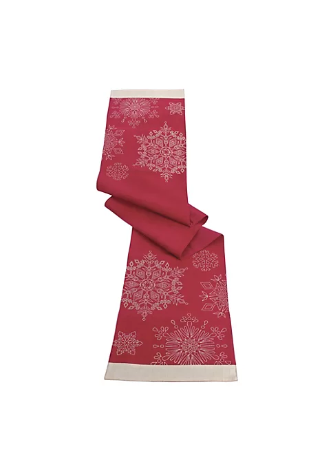 Coupon 🎉 Melrose 72" Snowflake 🔔 Christmas Table Runner 👍 2 Coupon 🎉 Melrose 72" Snowflake 🔔 Christmas Table Runner 👍 - Image 2