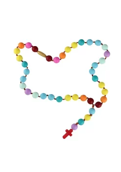 Cheap 😍 Melrose 17.5" Rainbow Colored Chewable Mommy and Me Rosary Blessing Beads Necklace 😉 5 Cheap 😍 Melrose 17.5" Rainbow Colored Chewable Mommy and Me Rosary Blessing Beads Necklace 😉 -Melrose Sales Shop Belk 310