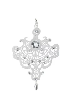 Best deal ๐ Melrose 9.5" White Elegant Jeweled Lace Doily Style ๐ Christmas Ornament ๐ 5 Best deal ๐ Melrose 9.5" White Elegant Jeweled Lace Doily Style ๐ Christmas Ornament ๐ -Melrose Sales Shop Belk 317