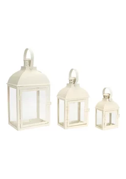 Cheap ๐ Melrose Lantern (Set Of 3) 7.5"-14"H Iron/Glass โค๏ธ