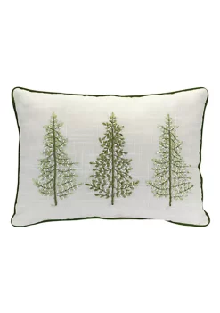 Best Pirce 💯 Melrose 19.5" White and Green Tree 🎄 Christmas Throw Pillow ✨