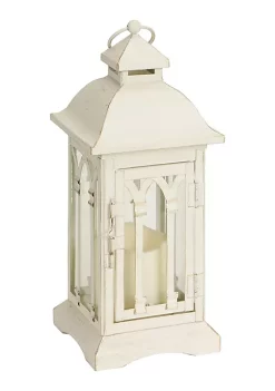 Top 10 ๐งจ Melrose Lantern W/3" X 3" Led Candle (Set Of 2) 12.25"H Iron/Glass/Plastic - 2 Aa Batteries Not Incld. ๐งจ