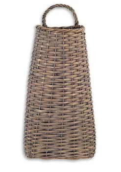 Outlet ๐ Melrose Pack of 6 Country Rustic Brown Willow Woven Decorative Hanging Baskets 16โ ๐งจ