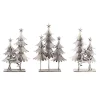Cheapest 🎉 Melrose Set of 3 Silver 🔔 Christmas Tree and Deer Tabletop Decors 13.75" 👍