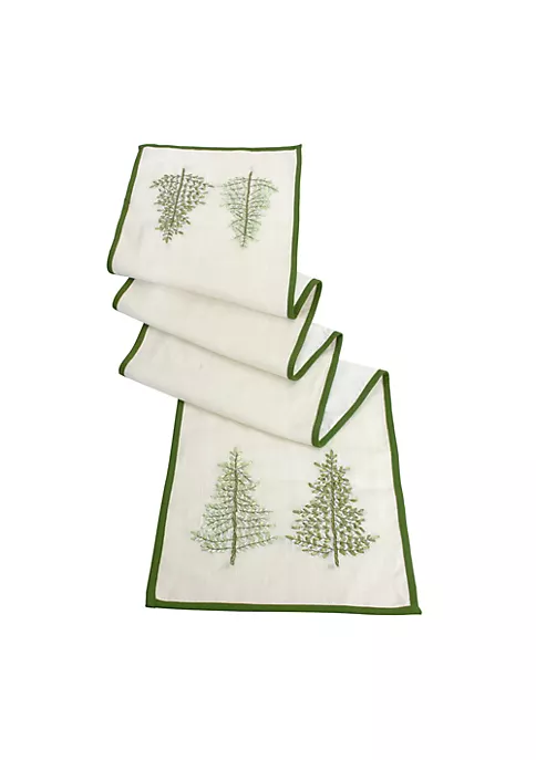 Cheapest 🌟 Melrose 72" Ivory and Green Pine Tree 🎄 Christmas Table Runner 🎉 1 Cheapest 🌟 Melrose 72" Ivory and Green Pine Tree 🎄 Christmas Table Runner 🎉
