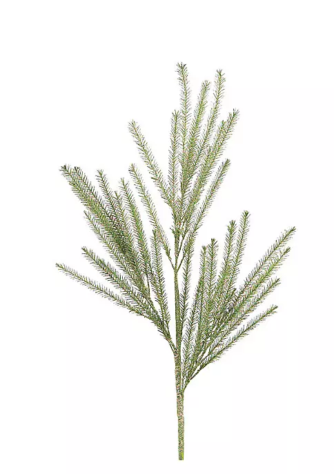 Cheapest 🤩 Melrose Pack of 18 Green Glittered Feather Pine Artificial 🔔 Christmas Sprays 34" 🛒 1 Cheapest 🤩 Melrose Pack of 18 Green Glittered Feather Pine Artificial 🔔 Christmas Sprays 34" 🛒