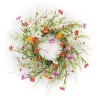 Hot Sale 👏 Melrose Mixed Floral Artificial 🎄 Christmas Wreath - 22.5-Inch Unlit 👏