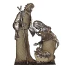 Best reviews of 😉 Melrose 17" Rustic Metal Holy Family Nativity Scene With A Burlap Design 🔔 Christmas Table Top Decoration 😉