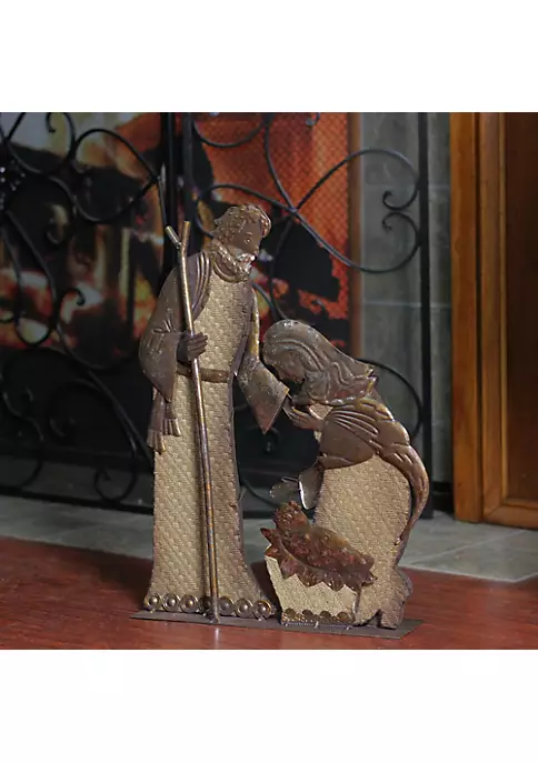 Best reviews of 😉 Melrose 17" Rustic Metal Holy Family Nativity Scene With A Burlap Design 🔔 Christmas Table Top Decoration 😉 3 Best reviews of 😉 Melrose 17" Rustic Metal Holy Family Nativity Scene With A Burlap Design 🔔 Christmas Table Top Decoration 😉 - Image 3