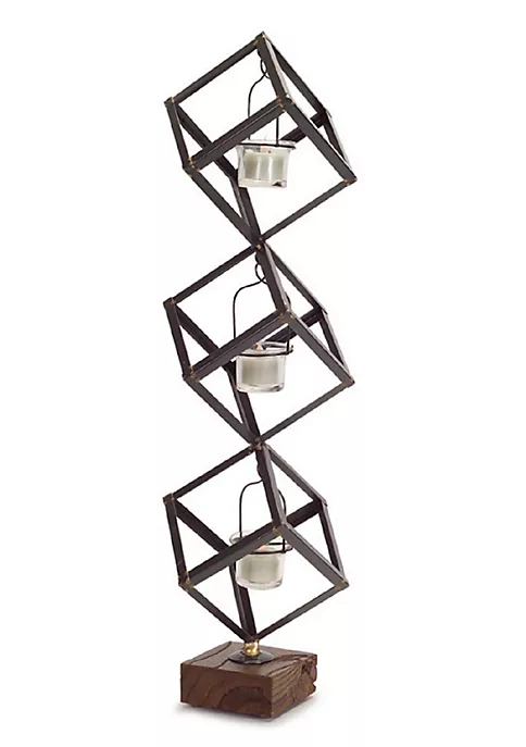 Buy ⌛ Melrose 24" Decorative Stacked Boxes on Wood Base Votive Candle Holder 🛒 1 Buy ⌛ Melrose 24" Decorative Stacked Boxes on Wood Base Votive Candle Holder 🛒