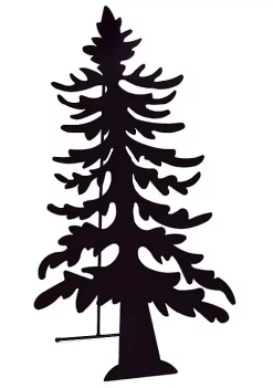 Hot Sale ๐งจ Melrose 27.5" Black ๐
Christmas Tree Silhouette Tea Light Candle Holder Decoration ๐