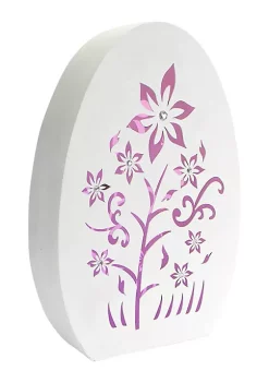 Flash Sale ❤️ Melrose Led Egg Table Piece W/Timer 22"H Paper - 3 Aaa Batteries Not Included 🎉 -Melrose Sales Shop Belk 485