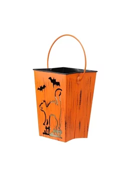 Top 10 💯 Melrose 7.25" Orange Cat and Bats 🎃 Halloween Candle Lantern Luminary ❤️ 6 Top 10 💯 Melrose 7.25" Orange Cat and Bats 🎃 Halloween Candle Lantern Luminary ❤️ -Melrose Sales Shop Belk 503
