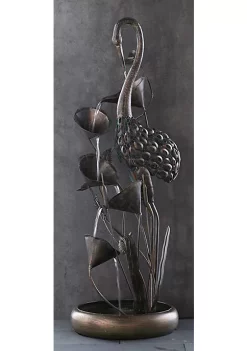Flash Sale 🎉 Melrose Crane Fountain Metal 🌟 -Melrose Sales Shop Belk 534