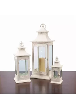 Buy โ Melrose Lantern (Set Of 3) 12"H, 19"H, 27.5"H Metal/Glass โ๏ธ
