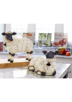 Cheap ๐ฅ Melrose Sheep (Set Of 2) 9.5"H, 14.75"H Polyresin โค๏ธ