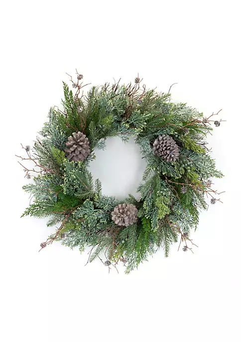 Deals 🛒 Melrose Juniper and Pine Artificial ❄ Christmas Wreath 27.75-Inch Unlit 🔥 1 Deals 🛒 Melrose Juniper and Pine Artificial ❄ Christmas Wreath 27.75-Inch Unlit 🔥