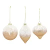 Coupon ❤️ Melrose Set of 2 Green and Beige Sleigh Bell ❄ Christmas Ornaments 27" 🎉