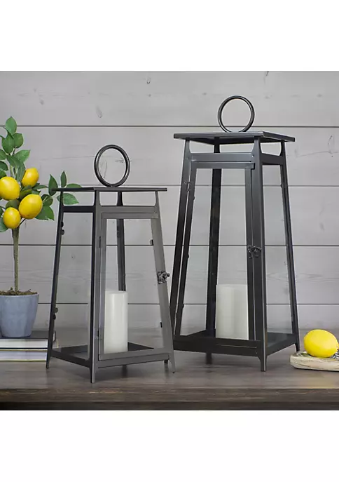 Top 10 🤩 Melrose 25" Brown Rustic Candle Lantern With a Latch Hook Lock Tabletop Decor ⭐ 2 Top 10 🤩 Melrose 25" Brown Rustic Candle Lantern With a Latch Hook Lock Tabletop Decor ⭐ - Image 2