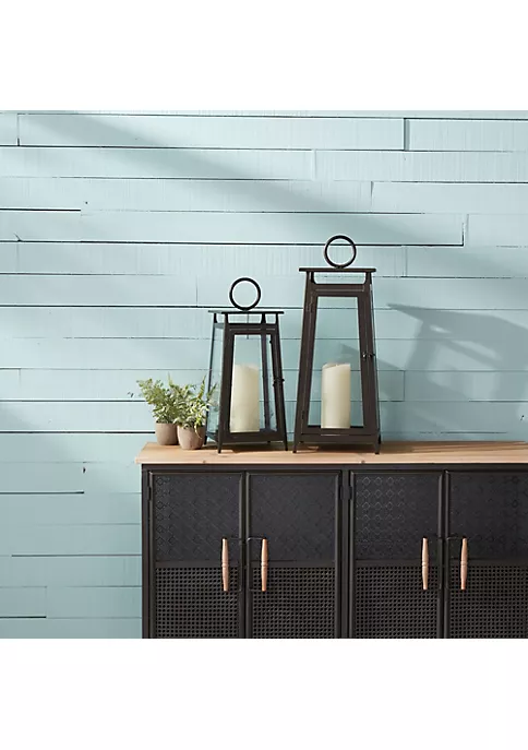 Top 10 🤩 Melrose 25" Brown Rustic Candle Lantern With a Latch Hook Lock Tabletop Decor ⭐ 3 Top 10 🤩 Melrose 25" Brown Rustic Candle Lantern With a Latch Hook Lock Tabletop Decor ⭐ - Image 3