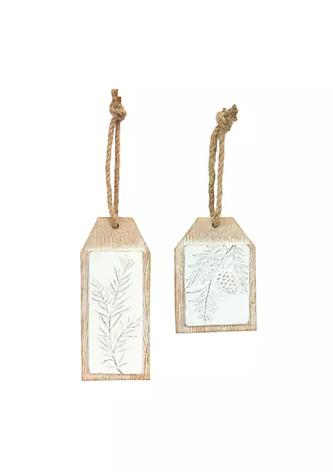 Best Sale β€οΈ Melrose Set of 6 Resin Pine Branch Tag β Christmas Ornaments 6.75" π 1 Best Sale β€οΈ Melrose Set of 6 Resin Pine Branch Tag β Christmas Ornaments 6.75" π