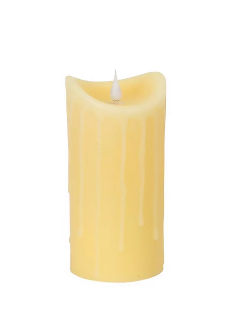 Top 10 🥰 Melrose 7" Pre-Lit Ivory Dripping Wax Flameless LED Pillar Candle 😉 1 Top 10 🥰 Melrose 7" Pre-Lit Ivory Dripping Wax Flameless LED Pillar Candle 😉