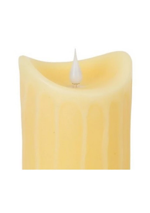 Top 10 🥰 Melrose 7" Pre-Lit Ivory Dripping Wax Flameless LED Pillar Candle 😉 3 Top 10 🥰 Melrose 7" Pre-Lit Ivory Dripping Wax Flameless LED Pillar Candle 😉 - Image 3