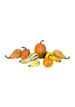 Deals 🛒 Melrose Pumpkin/Gourd (Set Of 8) 4.75"H - 7"H Foam ✨ -Melrose Sales Shop Belk 736