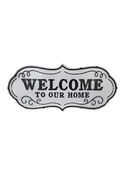Brand new ๐ฅฐ Melrose 26.5" White and Black Distressed "Welcome to Our Home" Wall Decoration ๐งจ 5 Brand new ๐ฅฐ Melrose 26.5" White and Black Distressed "Welcome to Our Home" Wall Decoration ๐งจ -Melrose Sales Shop Belk 782
