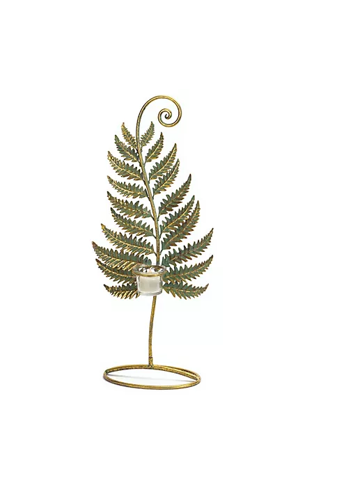Deals ๐ Melrose 20.75" Golden Patina Standing Fern with Votive Cup Table Top Decoration โญ 1 Deals ๐ Melrose 20.75" Golden Patina Standing Fern with Votive Cup Table Top Decoration โญ