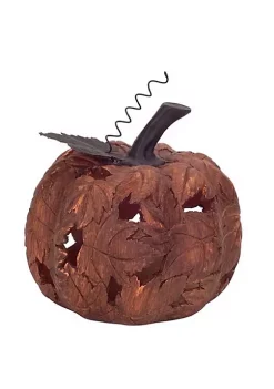 Top 10 ⌛ Melrose 7" Orange and Brown Autumn Harvest Maple Leaf Pumpkin Table Top Decoration 👏
