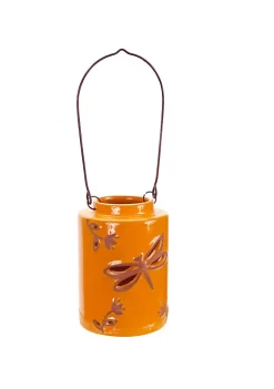 Best Pirce ๐ Melrose 12.5" Orange Cut-Out Dragonfly Tea Light or Votive Candle Holder โจ
