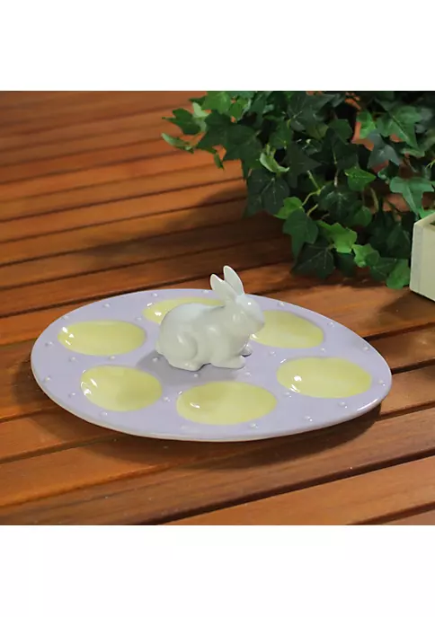 Discount 🤩 Melrose 10" Purple Easter Bunny Egg Plate or Candle Holder ✔️ 3 Discount 🤩 Melrose 10" Purple Easter Bunny Egg Plate or Candle Holder ✔️ - Image 3