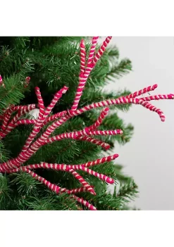 Promo 😍 Melrose 29" Red and Beige Striped Branch 🎄 Christmas Decoration 🌟 6 Promo 😍 Melrose 29" Red and Beige Striped Branch 🎄 Christmas Decoration 🌟 -Melrose Sales Shop Belk 837