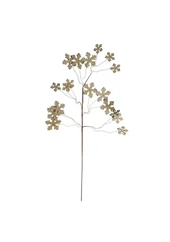 Best reviews of π Melrose 28" Brown Tree Shaped Cut Out Snowflake Artificial π Christmas Spray π