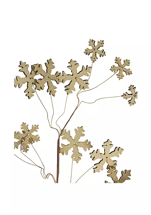 Best reviews of 🎉 Melrose 28" Brown Tree Shaped Cut Out Snowflake Artificial 🎄 Christmas Spray 😍 2 Best reviews of 🎉 Melrose 28" Brown Tree Shaped Cut Out Snowflake Artificial 🎄 Christmas Spray 😍 - Image 2